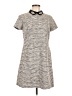 Maison Jules Tweed Gray Casual Dress Size L - photo 1