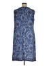 Talbots Outlet Paisley Blue Casual Dress Size 1X - photo 2