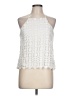 Monteau 100% Polyester White Sleeveless Blouse Size L - photo 1