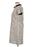 Maison Jules Tweed Gray Casual Dress Size L - photo 5