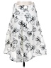 Lapis 100% Polyester Graphic White Casual Skirt Size S - photo 1