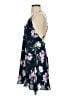 Lulus 100% Polyester Floral Blue Cocktail Dress Size S - photo 5