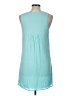 Buttons 100% Polyester Teal Casual Dress Size L - photo 2
