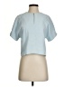 J.Crew 365 100% Polyester Blue Short Sleeve Blouse Size 4 - photo 1