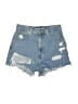 Levi's 100% Cotton Blue Denim Shorts Size 26 waist - photo 1