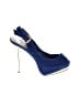 Styluxe Color Block Blue Heels Size 8 1/2 - photo 1