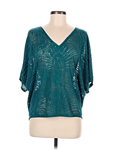 White House Black Market Short Sleeve Blouse (view 1)