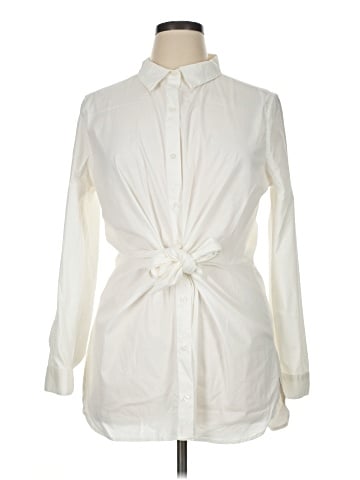Calvin Klein Long Sleeve Blouse (view 1)