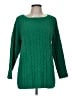 J.Jill 100% Polyester Green Pullover Sweater Size Med Petite - photo 1
