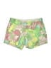 Lilly Pulitzer 100% Cotton Tropical Multi Color Green Shorts Size 4 - photo 1