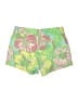 Lilly Pulitzer 100% Cotton Tropical Multi Color Green Shorts Size 4 - photo 2