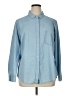 Per Se 100% Cotton Blue Long Sleeve Button-Down Shirt Size 1X - photo 1