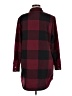 BB Dakota Plaid Burgundy Coat Size M - photo 2