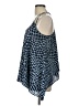 Collective Concepts Animal Print Blue Sleeveless Blouse Size L - photo 5