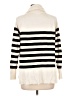 Cyrus Stripes Ivory Turtleneck Sweater Size L - photo 2