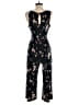 Kaileigh Floral Black Jumpsuit Size XS - photo 2