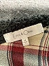 Eden & Olivia 100% Polyester Plaid Burgundy Brown Long Sleeve Blouse Size M - photo 7