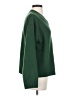 H&M Solid Green Pullover Sweater Size S - photo 4