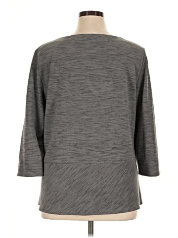 Weekends by Chico's 3/4 Sleeve Top (view 2)