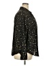 Torrid 100% Polyester Stars Black Long Sleeve Blouse Size 2X Plus (2) - photo 4