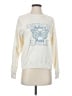 American Eagle Outfitters Graphic Ivory Pullover Sweater Size XS - photo 1