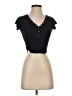 Garage Black Short Sleeve Henley Size XS - photo 1