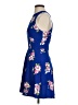 B. Darlin 100% Polyester Floral Blue Cocktail Dress Size S - photo 5