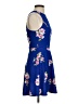 B. Darlin 100% Polyester Floral Blue Cocktail Dress Size S - photo 4