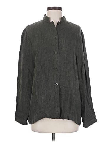 Eileen Fisher Long Sleeve Button-Down Shirt (view 1)