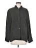 Eileen Fisher Solid Gray Long Sleeve Button-Down Shirt Size S - photo 1