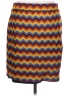Target 100% Recycled Polyester Chevron-herringbone Orange Casual Skirt Size L - photo 2