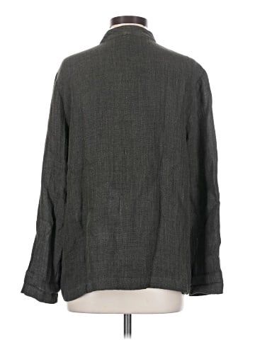 Eileen Fisher Long Sleeve Button-Down Shirt (view 2)