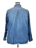 Old Navy Blue Long Sleeve Button-Down Shirt Size XXL - photo 2