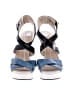 Nine West Color Block Blue Wedges Size 5 1/2 - photo 2