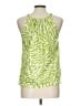 MICHAEL Michael Kors Tropical Green Sleeveless Blouse Size L (petite) - photo 2