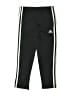 Adidas 100% Polyester Black Track Pants Size 5 - photo 1