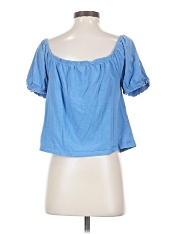 American Eagle Outfitters Short Sleeve Blouse (view 2)