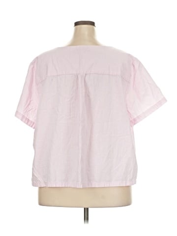 a.n.a. A New Approach Short Sleeve Blouse (view 2)