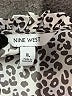 Nine West 100% Polyester Animal Print Silver Sleeveless Blouse Size XL - photo 7