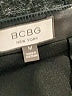 BCBG 100% Polyester Black Faux Leather Skirt Size M - photo 4