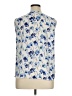 Talbots Outlet 100% Polyester Blue Sleeveless Blouse Size XL - photo 2