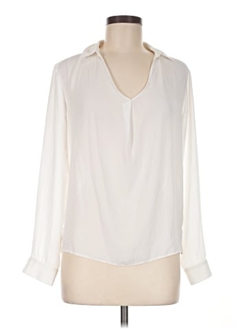 Topshop Long Sleeve Blouse (view 1)