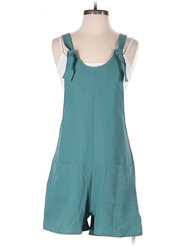 Pre-owned Emery Rose Romper In Teal