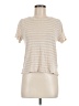 J.Crew 100% Linen Ivory Short Sleeve Turtleneck Size M - photo 1