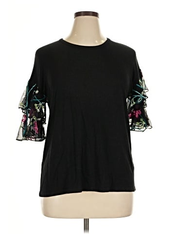 Kim & Cami 3/4 Sleeve T-Shirt (view 1)