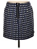 J.Crew 100% Cotton Graphic Blue Casual Skirt Size 4 - photo 2