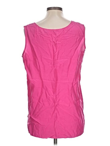 Compagnie Internationale Express Sleeveless Silk Top (view 2)