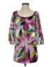 Generra Purple 3/4 Sleeve Silk Top Size XS - photo 1