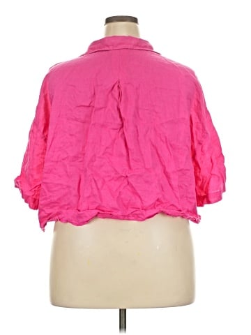 H&M 3/4 Sleeve Button-Down Shirt (view 2)