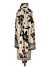 CAbi 100% Polyester Print Ivory Long Sleeve Blouse Size S - photo 4